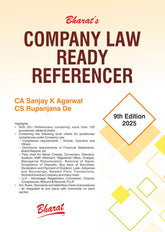 Bharat's Company Law Ready Referencer by CA Sanjay K Agarwal & CS Rupanjana De
